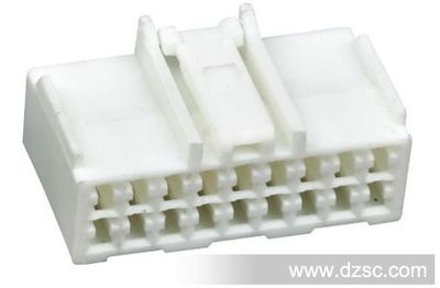 汽车连接器18位18孔白色护套 连接稳定性的关键组件